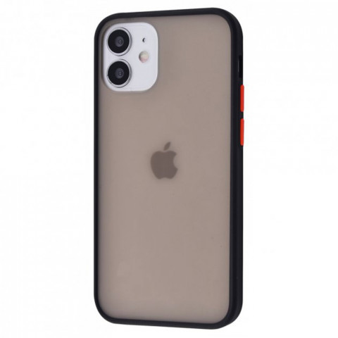 Чохол Shadow Matte на iPhone 12 і 12 Pro Black/Red